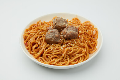 牛肉丸丸车仔面