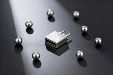 芯片科技电子元件展示场景