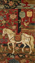 华丽织锦马匹图案细节展示