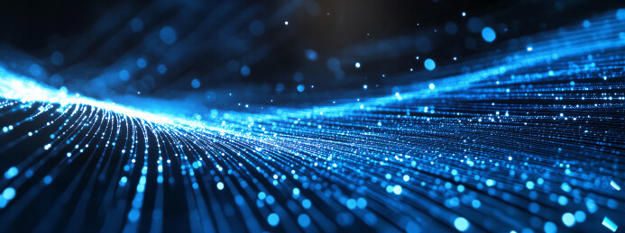 动感数据流光束科技风背景