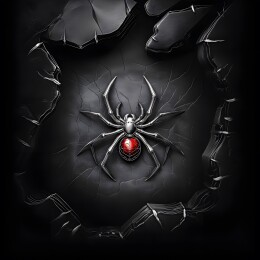诡穴蛛影艺术设计显惊悚暗黑