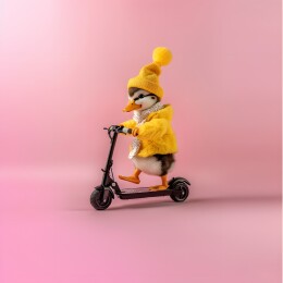 萌鸭潮玩艺术设计显可爱治愈