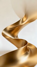 金色波浪形金属质感