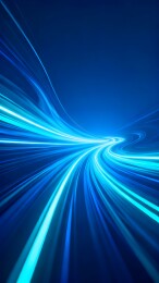 蓝色光流动态抽象背景