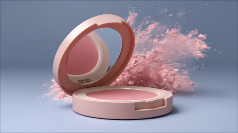 化妆品腮红粉饼