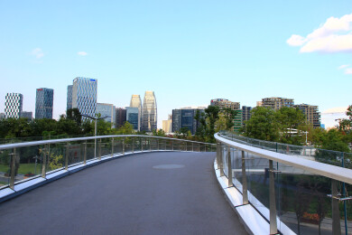 成都高新区金融城交子公园商圈建筑风光