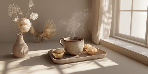 茶点托盘冬日立体  