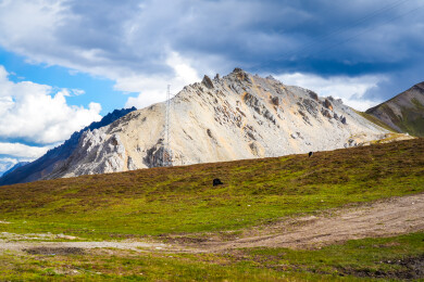中国西藏林芝地区察隅县昌拉垭口自然风光
