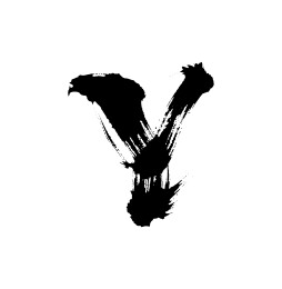 Y矢量书法手写毛笔字