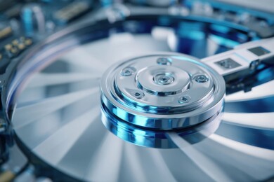 硬盘内部结构特写