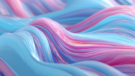 流动的彩色波浪纹理