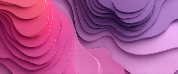 渐变色彩波浪抽象图案