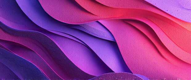 紫色渐变波浪抽象图案