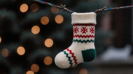 圣诞袜子悬挂装饰