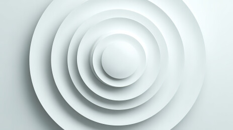 同心圆层叠结构