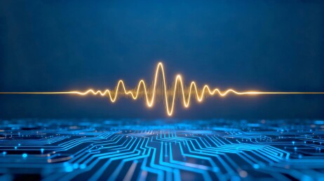 电波电路板科技商业视觉场景