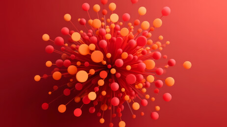 活力簇状小球图案