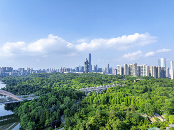 贵阳城市地标建筑航拍