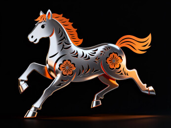 新年马年节日背景