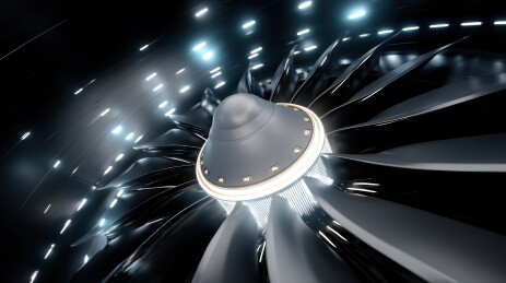 未来科技涡轮引擎核心装置