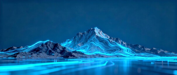 山脉科技地形景观展示场景