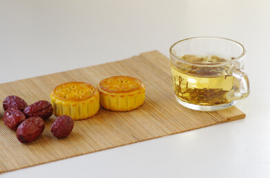 月饼和一杯茶