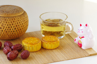 月饼和一杯茶