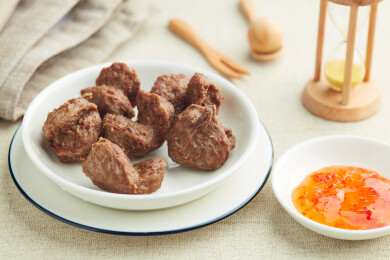 炸牛肉丸牛筋丸