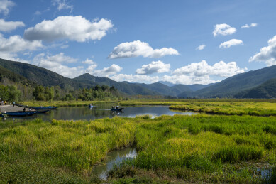 泸沽湖草海自然风光
