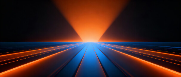 抽象地平线光束轨迹科技感背景