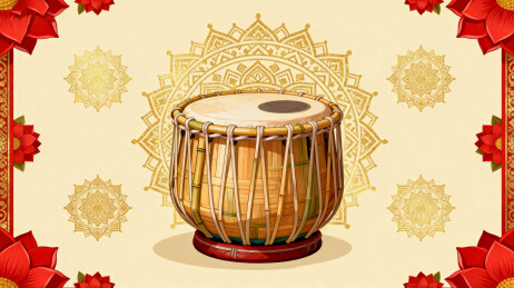 传统鼓乐装饰图案