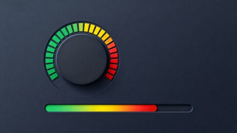 彩色刻度旋钮仪表盘