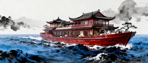 巨型油轮航海商业荣誉盛典背景