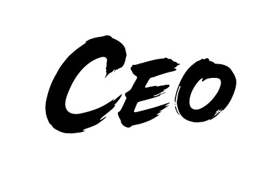 CEO矢量书法手写毛笔字
