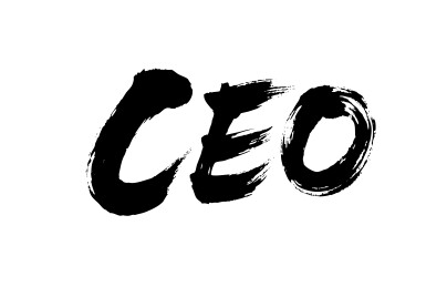 CEO矢量书法手写毛笔字