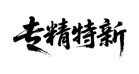 专精特新矢量书法手写毛笔字