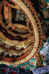 北京古代建筑博物馆星空藻井