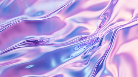 蓝紫色梦幻抽象流体丝滑丝绸背景壁纸