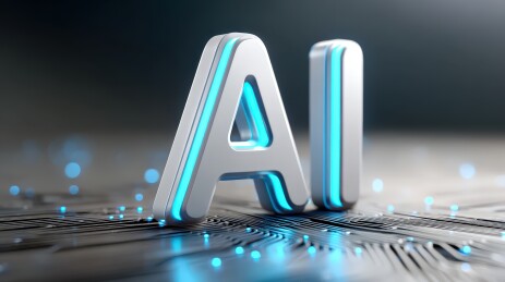 立体AI字母科技画面