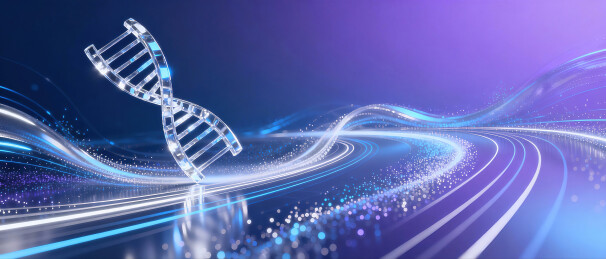 DNA序列流体背景