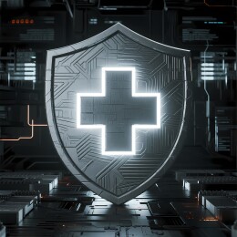 科技感医疗防护盾牌