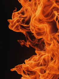 炽热火焰动态纹理插画