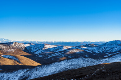 四川甘孜州贡嘎雪山自然风光