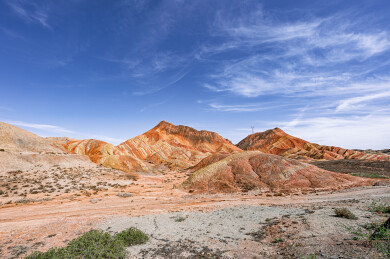 甘肃张掖市七丹彩霞景区风光