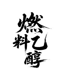 燃料乙醇矢量书法手写毛笔字