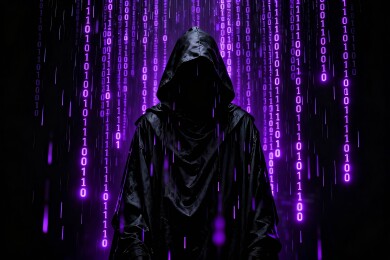 黑客商业壁纸科技场景