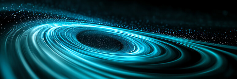 抽象太空漩涡螺旋科技感背景