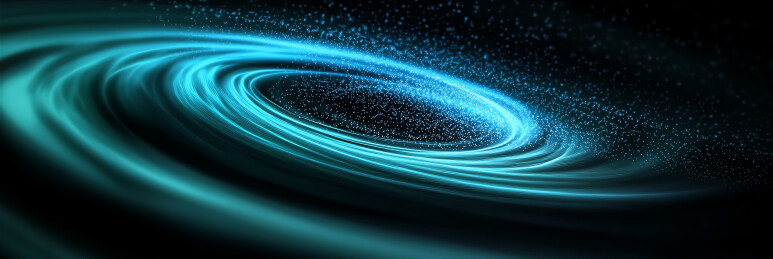 抽象太空漩涡螺旋科技感背景