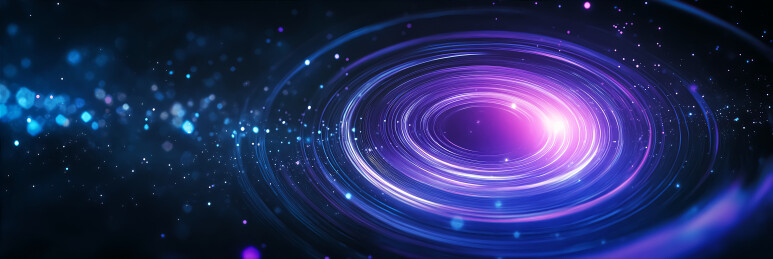 抽象太空漩涡螺旋科技感背景