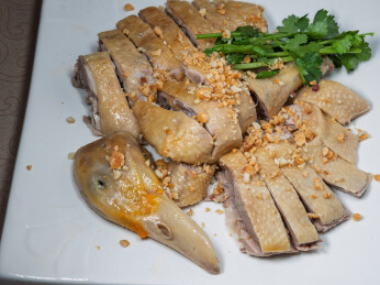广东湛江特色美食白切鸭
